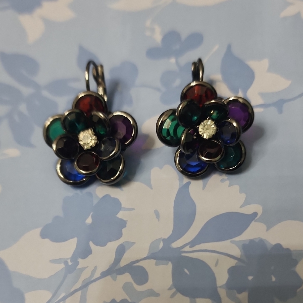 Floral Multicolor Earrings